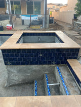 Noce Chocolate Bullnose Travertine Honed & Filled