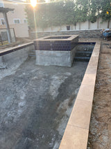 Noce Chocolate Bullnose Travertine Honed & Filled