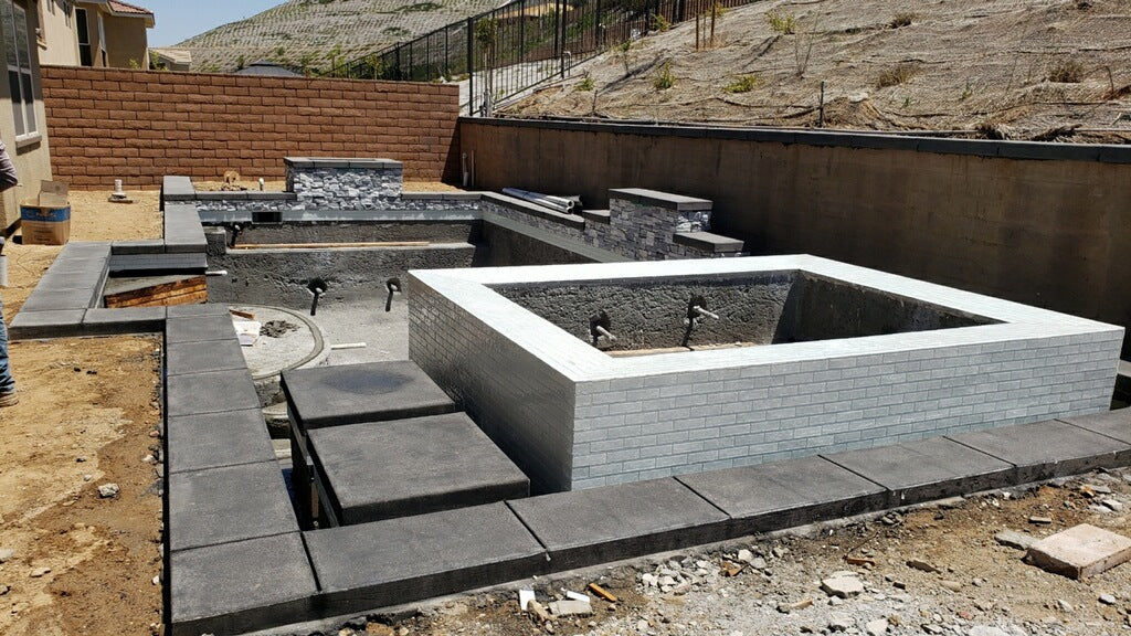 TRIO STONE プランター 100×32×34cm グレー 着払いのみ TRIO STONE プランター 100x32x34cm グレー系