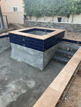 Noce Chocolate Bullnose Travertine Honed & Filled