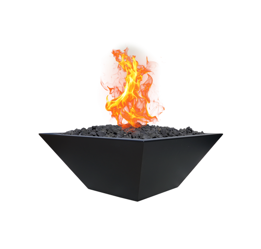 Square Fire Bowl - Black