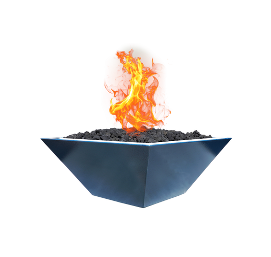 Square Fire Bowl - Blue