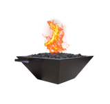 Square Fire & Water Bowl - Bronze