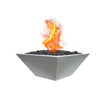Square Fire Bowl - Cream
