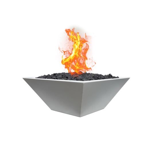 Square Fire Bowl - Cream