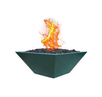 Square Fire Bowl - Green