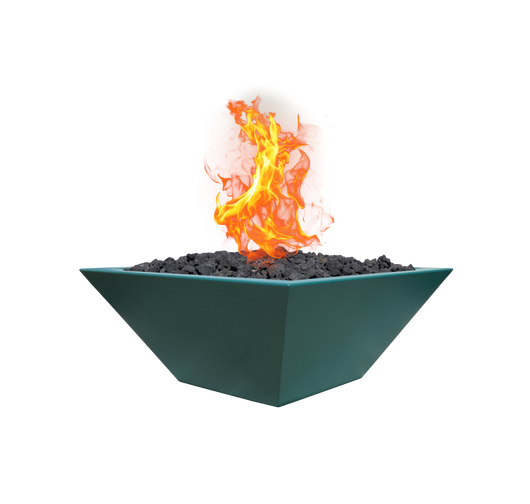 Square Fire Bowl - Green