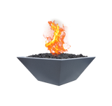 Square Fire Bowl - Grey