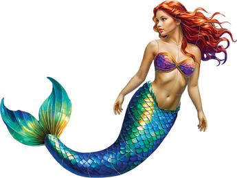 Mermaid Red Hair -Porc