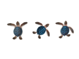 Blue/Brown Porc-Hatchling Turtle-C 5"