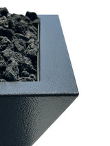 Square Fire Bowl - Smoke