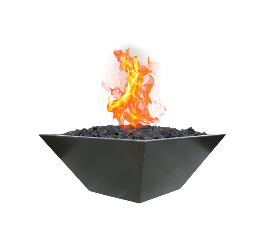 Square Fire Bowl - Smoke