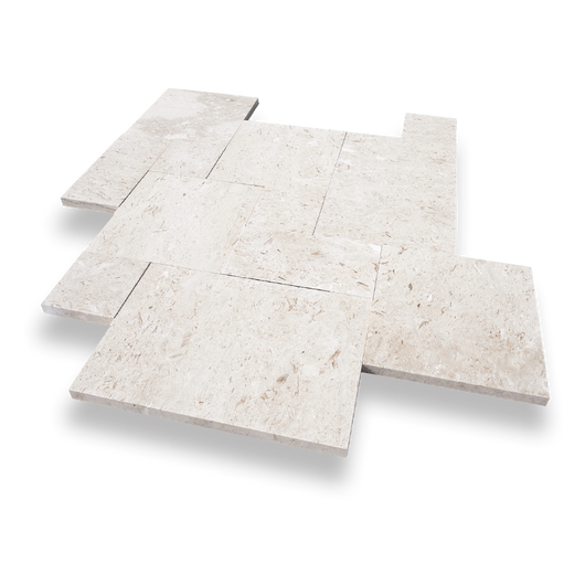 Shell Stone Limestone French Pavers - New Arrival!