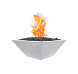 Square Fire Bowl - White