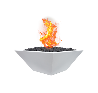 Square Fire Bowl - White
