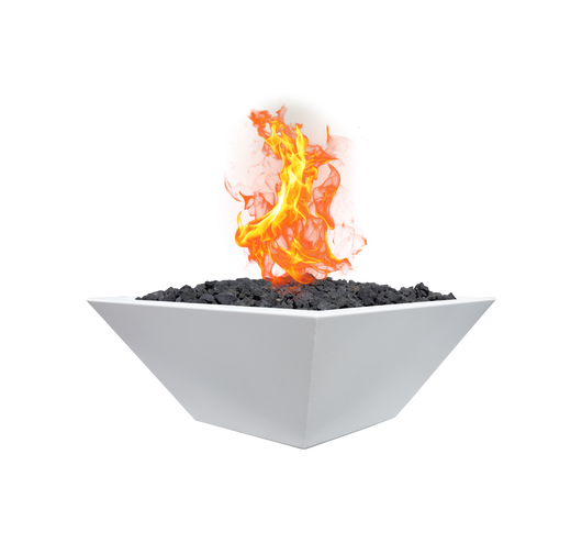 Square Fire Bowl - White