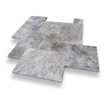 Silver Travertine French Pavers