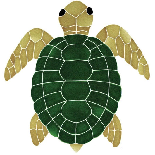 Classic Turtle Topview Natural-Large