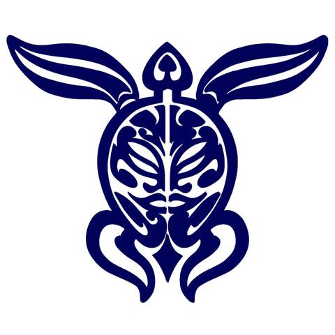 Blue Tribal Turtle 18