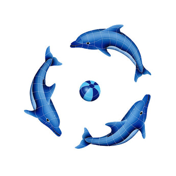 Dolphin Group (1 Left, 2 Right, 1 Blue Ball)