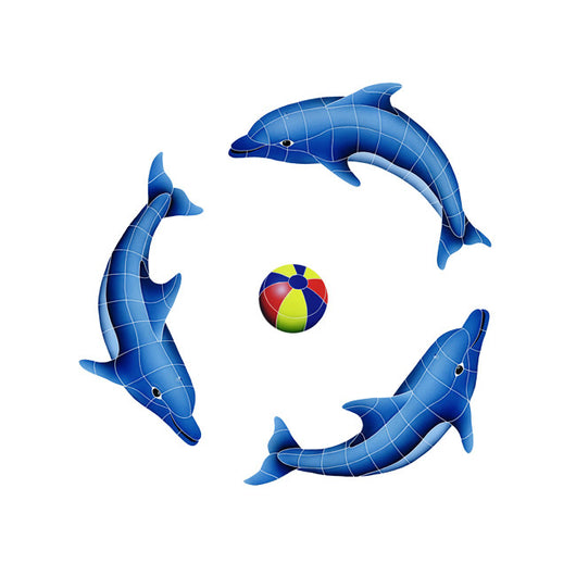 Dolphin Group (1 Left, 2 Right, 1 Multi-Color Ball)